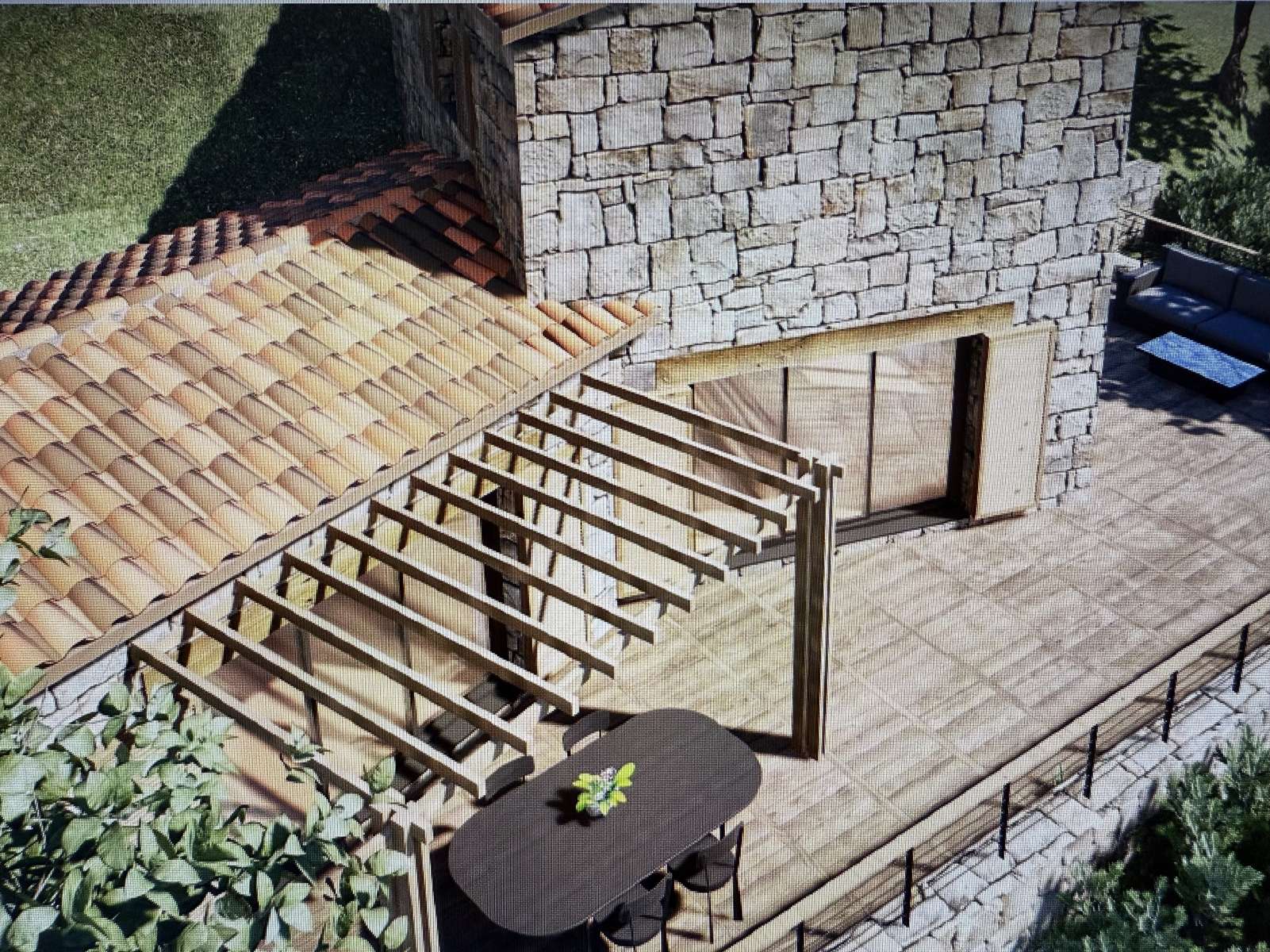 Murato, pagliaghju à restaurer, sur deux niveaux, déclaration préalable de travaux accordée pour une réhabilitation d’une surface totale de 59 m² habitables, terrain 295 m’,