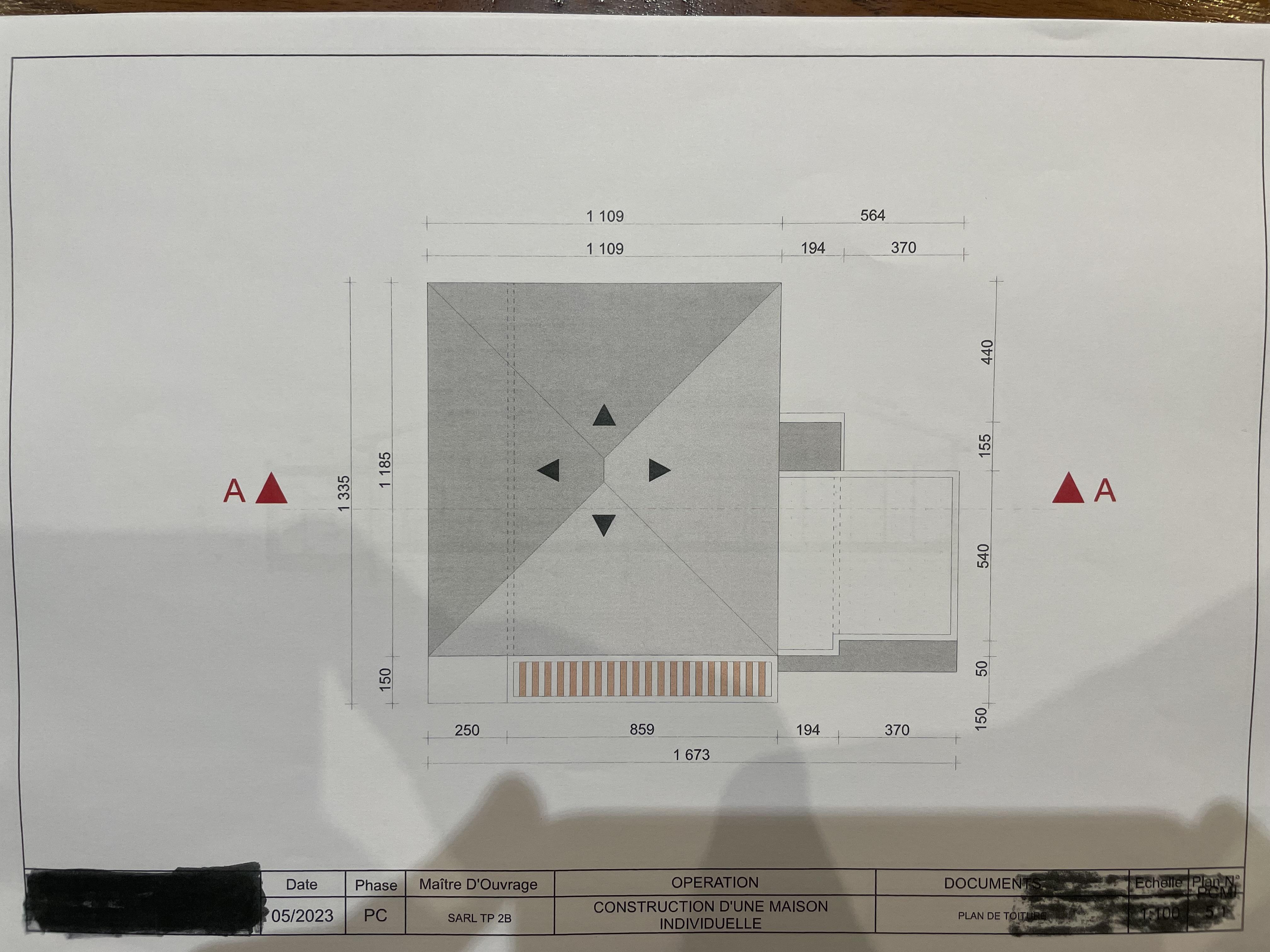 Lucciana, villa neuve plain-pied, 96.30 m², garage 17.50 m², terrain plat 823 m², la villa sera livrée 10 mois après la signature de l'acte d'achat.